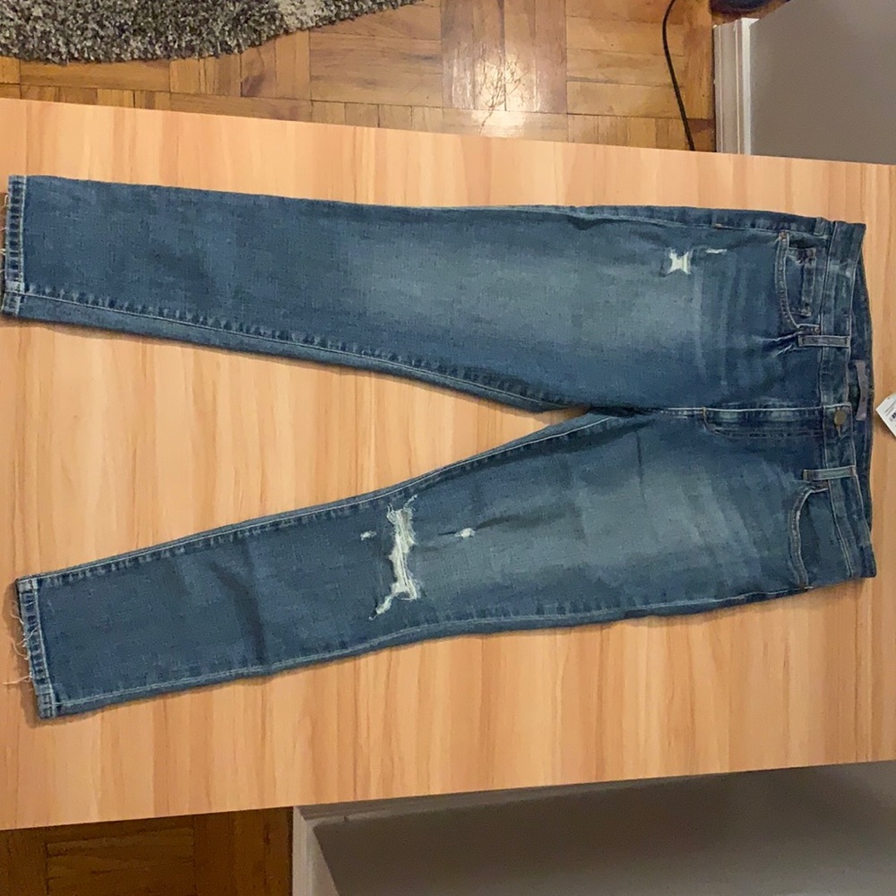 Joe’s Blue Ripped Skinny Jeans